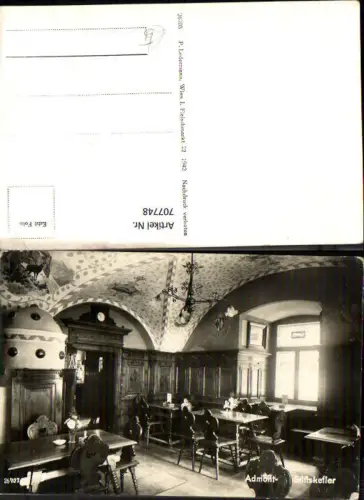 707748 Foto AK Admont Stiftkeller Gaststube