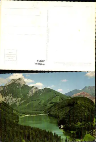 707753 Leopoldsteiner See bei Eisenerz mit Pfaffenstein Erzberg u. Reichenstein