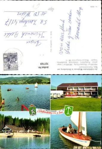 707769 Mehrbild AK Stubenberg am See Erholungsdorf Segelboot VW Bus