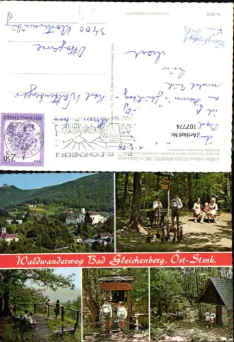 707774 Mehrbild AK Bad Gleichenberg Waldwanderweg Ansichten