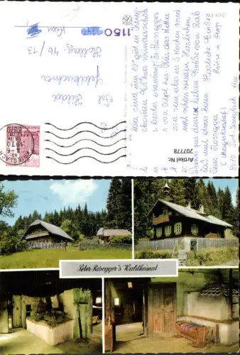707778 Mehrbild AK Krieglach Peter Roseggers Waldheimat