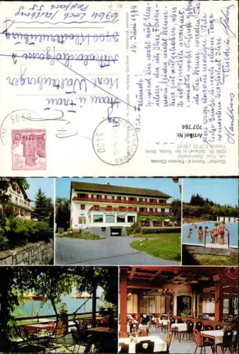 707784 Mehrbild AK St Johann in der Heide Gasthof Konrad Pension Christa Freibad