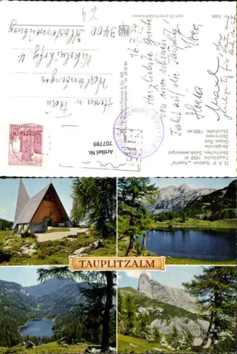 707789 Mehrbild AK Gröbming Tauplitz Tauplitzalm Bergkirche Gross See Steiersee Sturzhahn