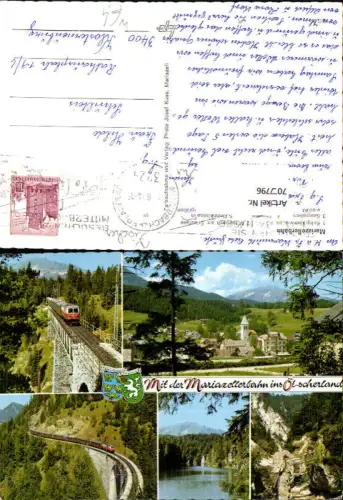 707796 Mehrbild AK Mariazellerbahn Mariazell Kuhgrabenviadukt Saugrabenviadukt