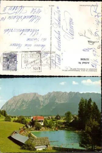 707800 Bad Mitterndorf im steirischen Salzkammergut Strandbad mit Grimming