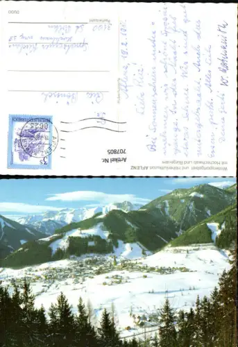 707805 Aflenz mit Hochschwab und Bürgeralm im Winter