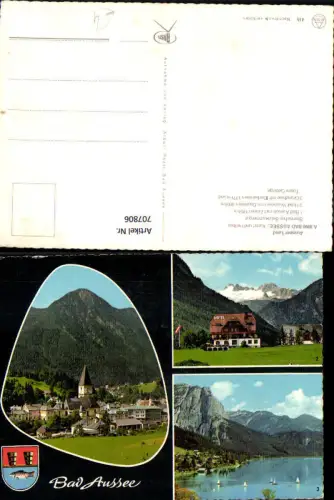 707806 Mehrbild AK Bad Aussee mit Zinken Hotel Wasnerin Grundlsee mit Backenstein