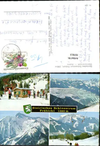 707813 Mehrbild AK Präbichl Steirisches Schizentrum Wintersport