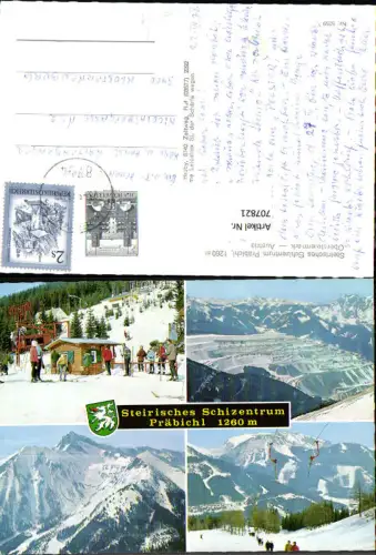 707821 Mehrbild AK Präbichl Steirisches Schizentrum Wintersport