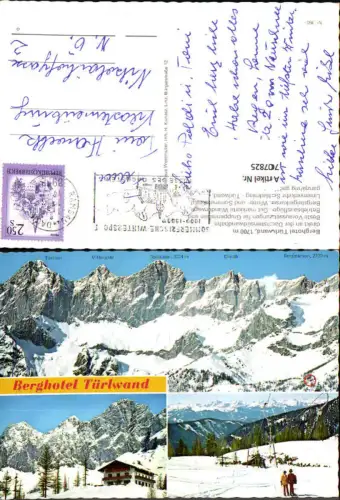 707825 Mehrbild AK Ramsau am Dachstein Berghotel Türlwand Wintersport