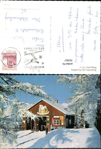 707837 Aflenz Bergstation des Sesselliftes Bürgeralm Winteransicht Wintersport