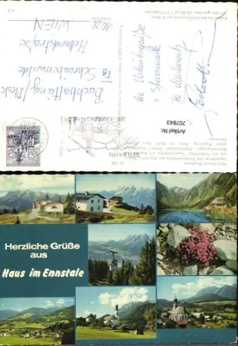 707843 Mehrbild AK Haus im Ennstale Preintaler Bodensee mit Forellenhof Motiv Markt Haus Oberhaus