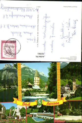 707961 Mehrbild AK Bad Aussee Ortsansichten
