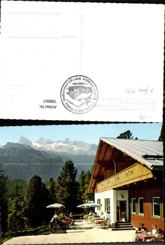 708007 Gröbming Berggasthof Steinerhaus am Stoderzinken mit Hohem Dachstein im Hintergrund