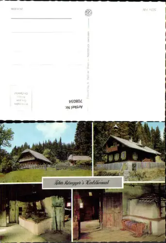 708034 Mehrbild AK Alpl Krieglach Waldheimat Peter Rosegger