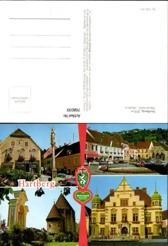 708039 Mehrbild AK Hartberg Ansichten Tunner Buchhandlung