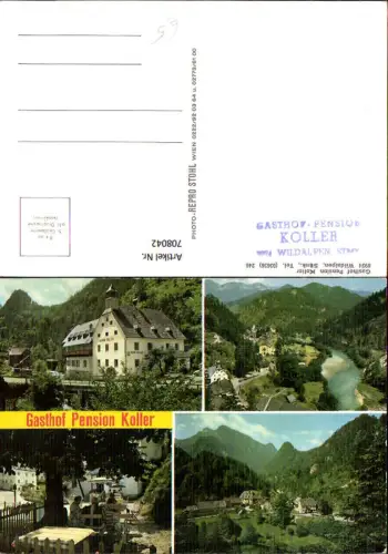 708042 Mehrbild AK Wildalpen Gasthof Pension Koller