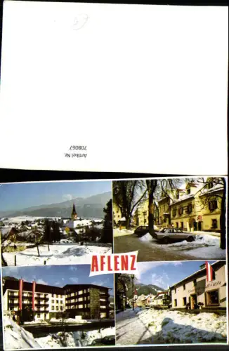 708067 Mehrbild AK Aflenz Winteransichten