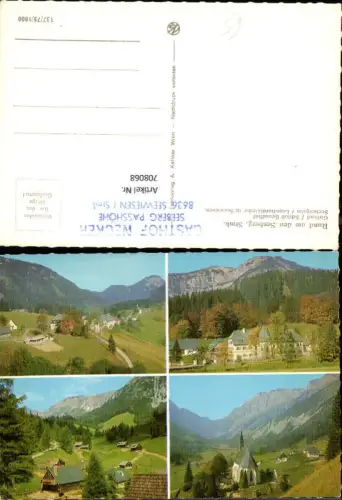 708068 Mehrbild AK Seewiesen Seeberg Passhöhe Gollrad Schloss Brandhof Seebergalm Leonhardikirche