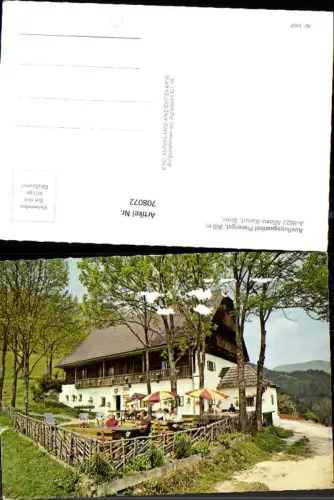 708072 Aflenz Kurort Gasthof Pierergut mit Gastgarten