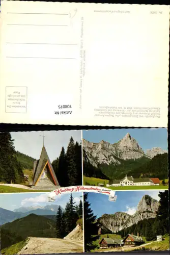708075 Mehrbild AK Admont Kaibling Höhenstraße Bergkapelle Schloss Kaiserau Oberst-Klinke-Hütte