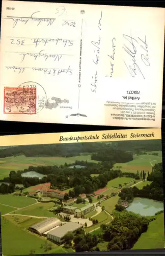 708077 Fliegeraufnahme Stubenberg Bundessportschule Schielleiten pub Alpine Luftbild 80585