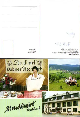 708086 Mehrbild AK Fischbach Strudlwirt Gasthof Dobner