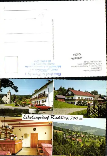 708091 Mehrbild AK Rachling Gasthof Pension Höllerhansl