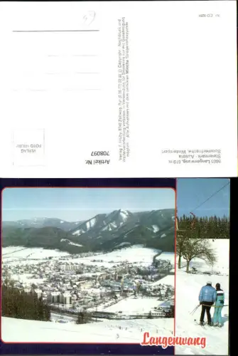 708097 Mehrbild AK Langenwang Wintersport Schlepplift