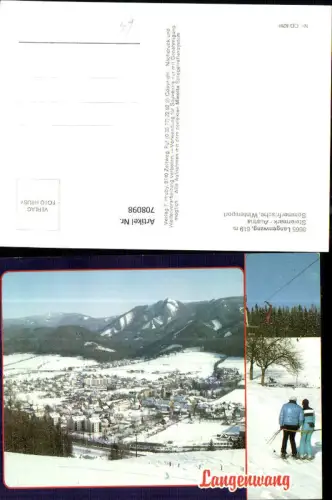 708098 Mehrbild AK Langenwang Wintersport Schlepplift
