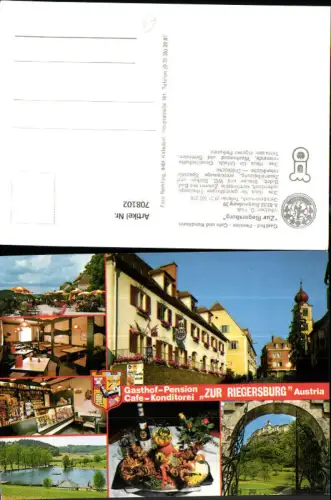 708102 Mehrbild AK Riegersburg Gasthof Pension Zur Riegersburg