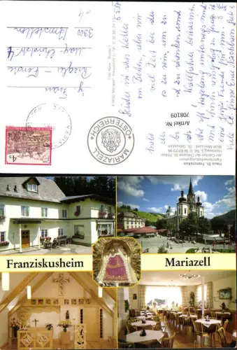 708109 Mehrbild AK Mariazell Haus St Franziskus Basilika