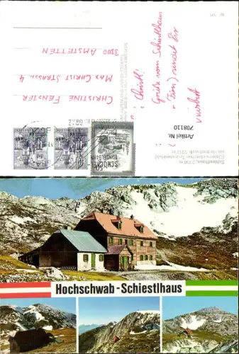 708110 Mehrbild AK Schiestlhaus am Hochschwab Thörl