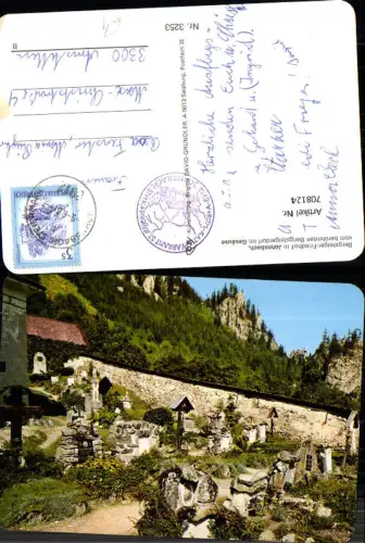 708124 Johnsbach Bergsteigerfriedhof Gesäuse Friedhof