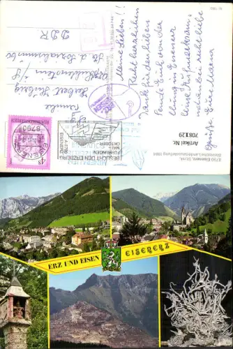708129 Mehrbild AK Eisenerz Erzberg Ansichten