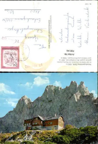 708146 Voisthalerhütte geg. d. Edelspitzen u. Karlmauer Fölz Thörl