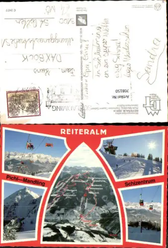 708150 Mehrbild AK Reiteralm Schladming Pichl-Mandling Wintersport