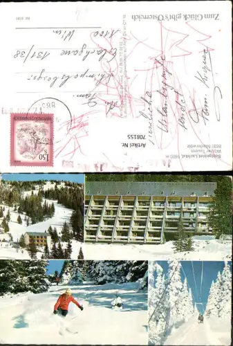 708155 Mehrbild AK Niederwölz Schigebiet Lachtal Wintersport