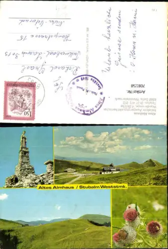 708158 Mehrbild AK Salla Altes Almhaus Stubalm Maria Lankowitz