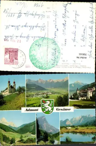 708165 Mehrbild AK Admont Gesäuse Frauenberg Haller Mauern Röthelstein Kaiserau Planspitze