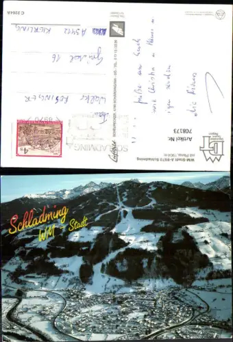 708173 Schladming Planai WM-Stadt Winteransicht