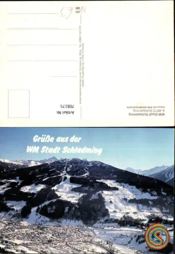 708175 Schladming WM-Stadt Winteansicht