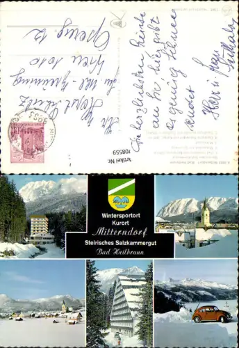 708559 Mehrbild AK Bad Mitterndorf Bad Heilbrunn Winteransichten VW Käfer