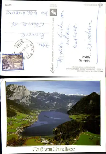 708560 Grundlsee mit Backenstein u. Totes Gebirge