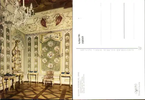708569 Graz Schloss Eggenberg Porzellankabinett Luster Interieur