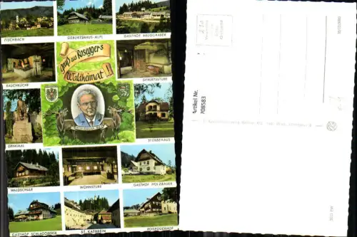 708583 Mehrbild AK Alpl Krieglach Peter Rosegger Waldschule Sterbehaus Rauchküche