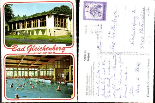 708606 Mehrbild AK Bad Gleichenberg Hallenbad