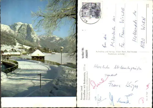 708609 Grundlsee mit Backenstein im Winter