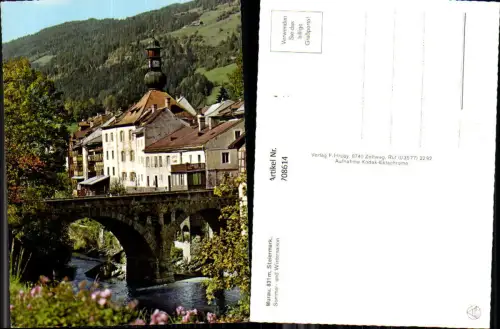 708614 Murau Ansicht mit Brücke