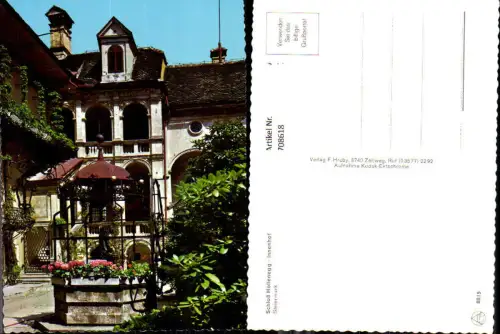 708618 Schloss Hollenegg Innenhof Brunnen